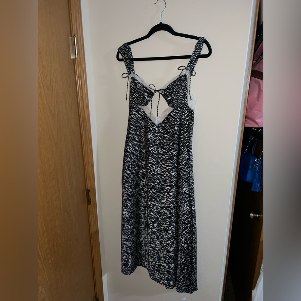 For Love and Lemons Satin Cut Out Dress